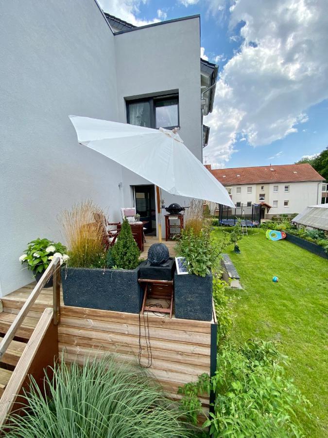 Villa Wohli 4 Sterne Ferienwohnung Am Harz Nordhausen Bagian luar foto